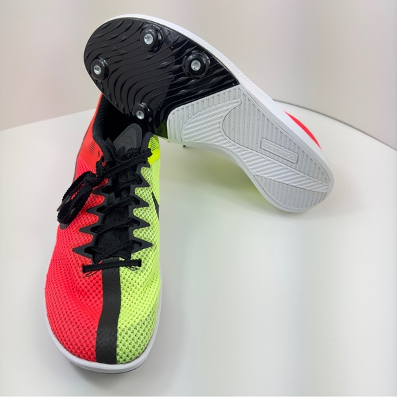 Men’s New Nike Zoom Rival Distance DC8725-601 Red Volt Sneaker Shoes Size 9 - Picture 6 of 10